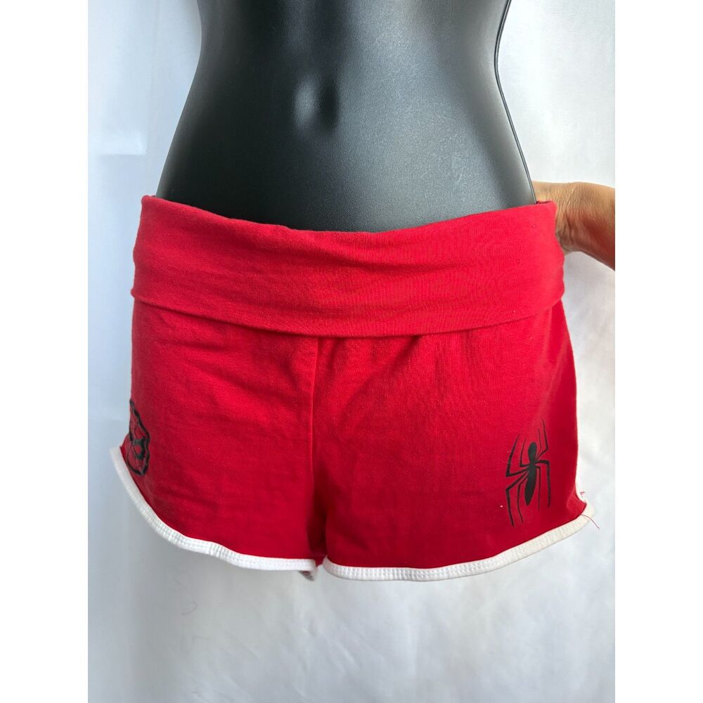 Marvel Two Pack Foldover Shorts Booty Size M Lightning McQueen Spiderman Cotton